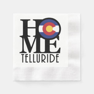 HOME Telluride Colorado Napkin