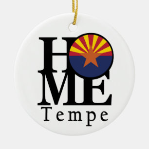 HOME Tempe AZ Ceramic Ornament