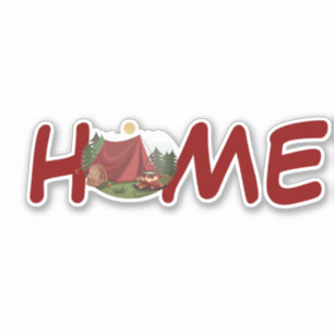Home tent sticker