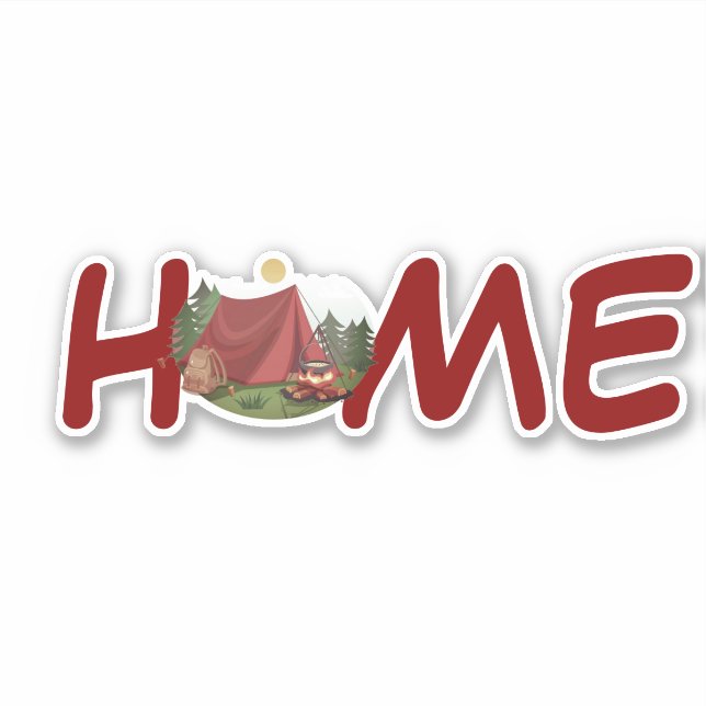 Home tent sticker (Front)