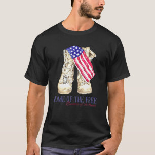 Home The Free Because Of The Brave Fourth Of July T-Shirt