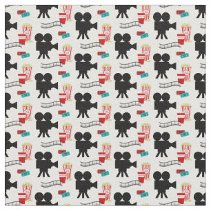 Home theatre mixed movie pattern material fabric