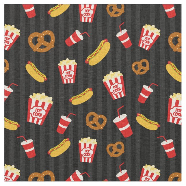 Home theatre mixed movie pattern material fabric (Close Up)