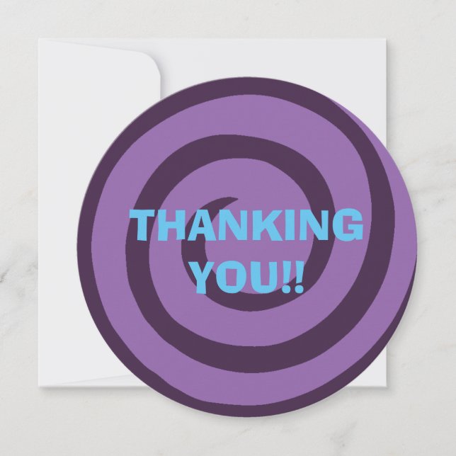 Home themed Thank you Card (blank) (Front)