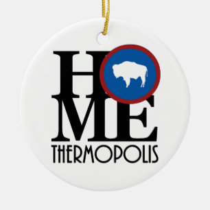HOME Thermopolis Ceramic Ornament