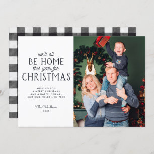 Home This Year for Christmas   Holiday Photo Card