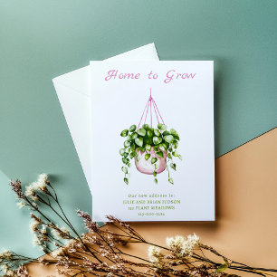 Home to Grow New Address Moving Announcement
