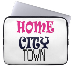 Home Town City Laptop Sleeve