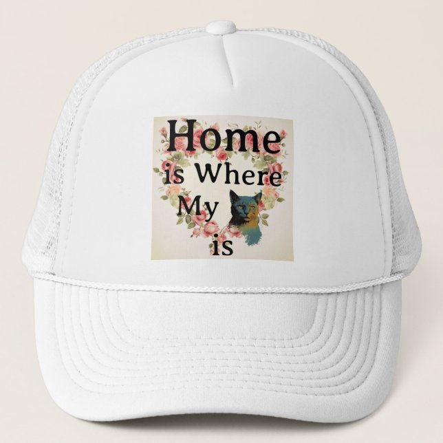 Home Trucker Hat (Front)