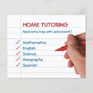 Home Tutoring Flyer