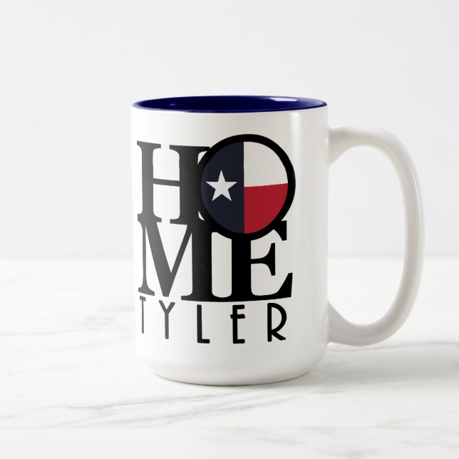 HOME Tyler Texas 15oz Two-Tone Coffee Mug (Right)