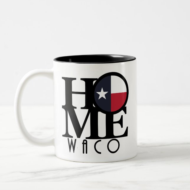 HOME Waco Texas 11oz Two-Tone Coffee Mug (Left)