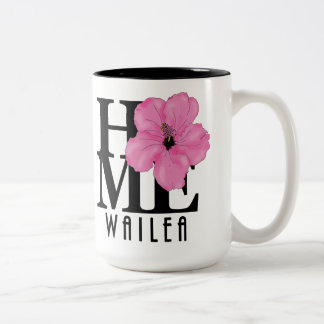 HOME Wailea Pink 15oz Two-Tone Coffee Mug