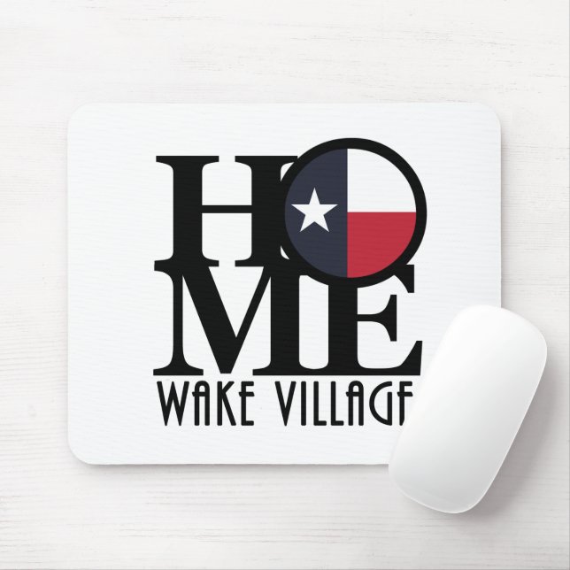 HOME Wake Village Texas Mouse Pad (With Mouse)