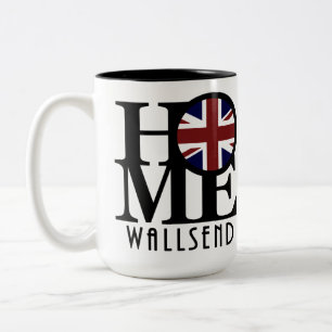 HOME Wallsend England 15oz Two-Tone Coffee Mug