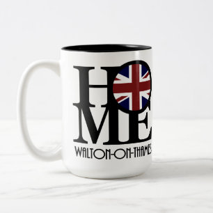 HOME Walton-On-Thames 15oz Two-Tone Coffee Mug