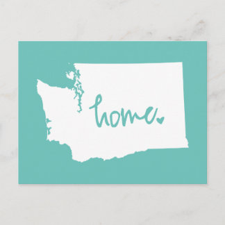 Home Washington Custom Colour Postcard