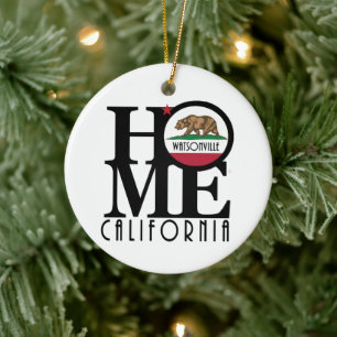 HOME Watsonville Ceramic Ornament