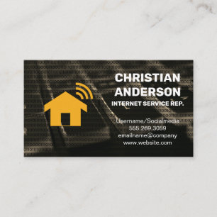 Home Wifi   Tech Service Business Card