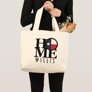 HOME Willis Texas Large Tote Bag