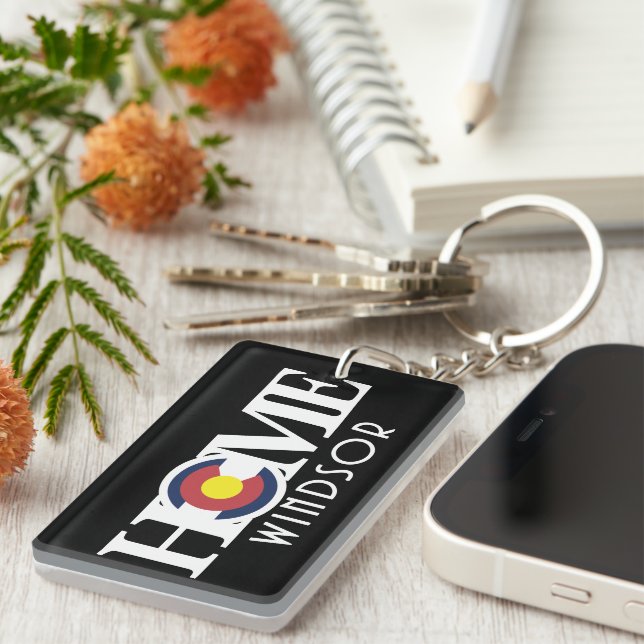 HOME Windsor Colorado  Key Ring (Front Right)