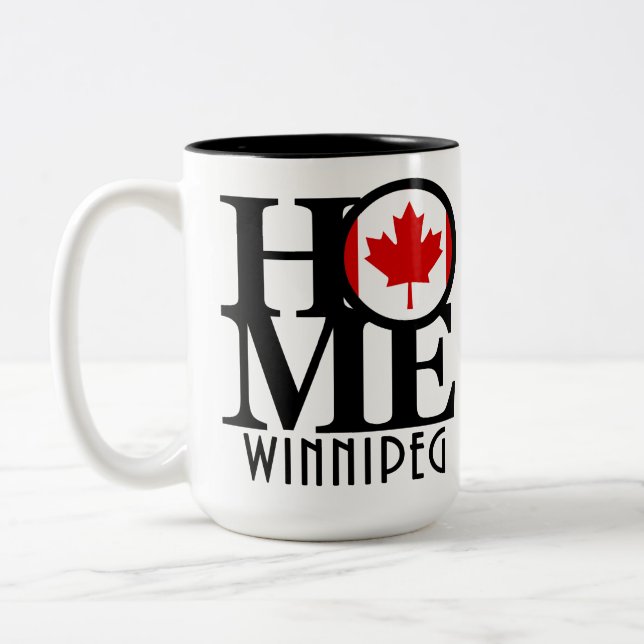 HOME Winnipeg 15oz Two-Tone Coffee Mug (Left)