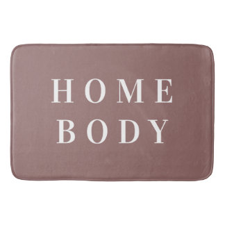 Homebody Minimal Brown Bath Mat