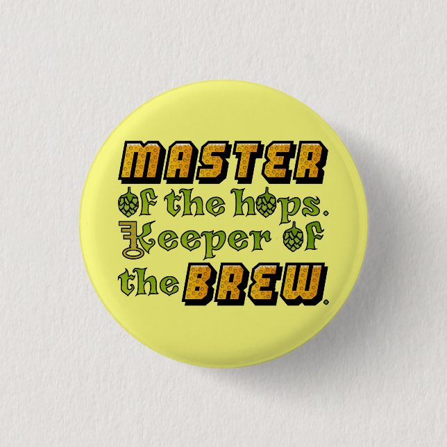Homebrew Beer Brewer 3 Cm Round Badge (Front)