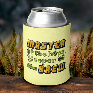 Homebrew Beer Brewer Master of the Hops Can Cooler