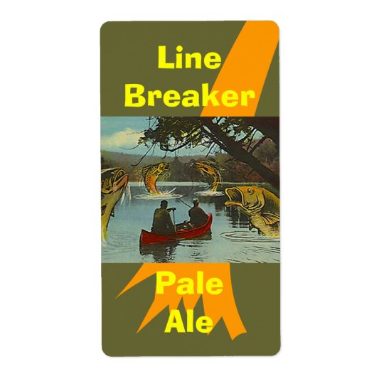 Homebrewing Brewing Beer Bottle Labels Fishing Fun