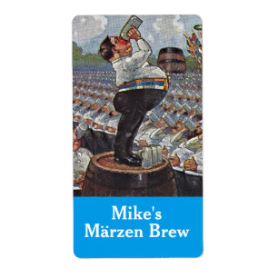Homebrewing Labels Beer Marzen Brew Oktoberfest
