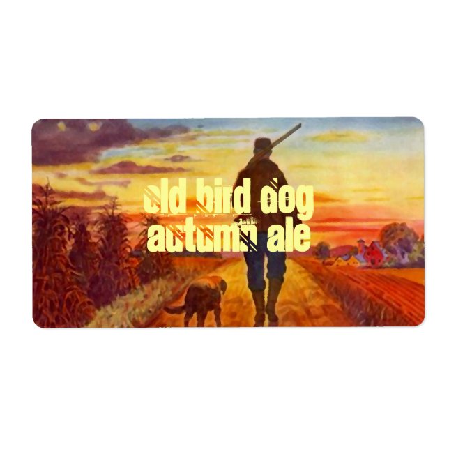 Homebrewing Supplies Beer Brewing Labels Customise (Front)