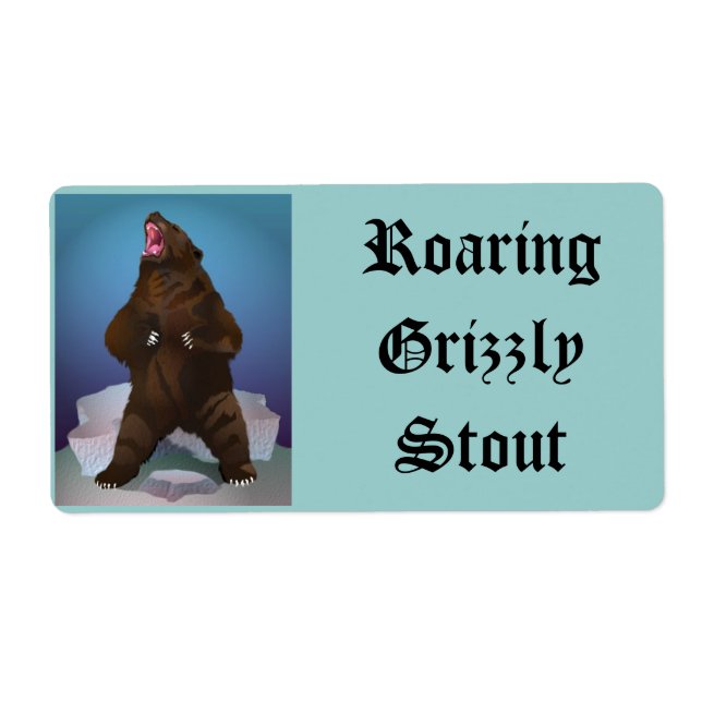 Homebrewing Supplies Beer Brewing Labels Customise (Front)