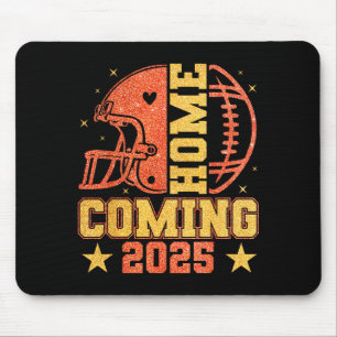 Homecoming 2025 Hoco Football Mama Girl Orange Gol Mouse Pad