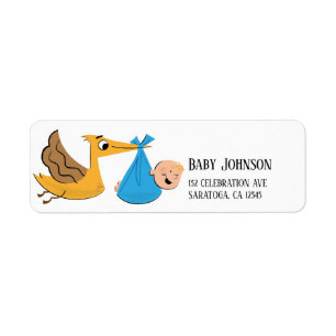 Homecoming Baby Return Address Label
