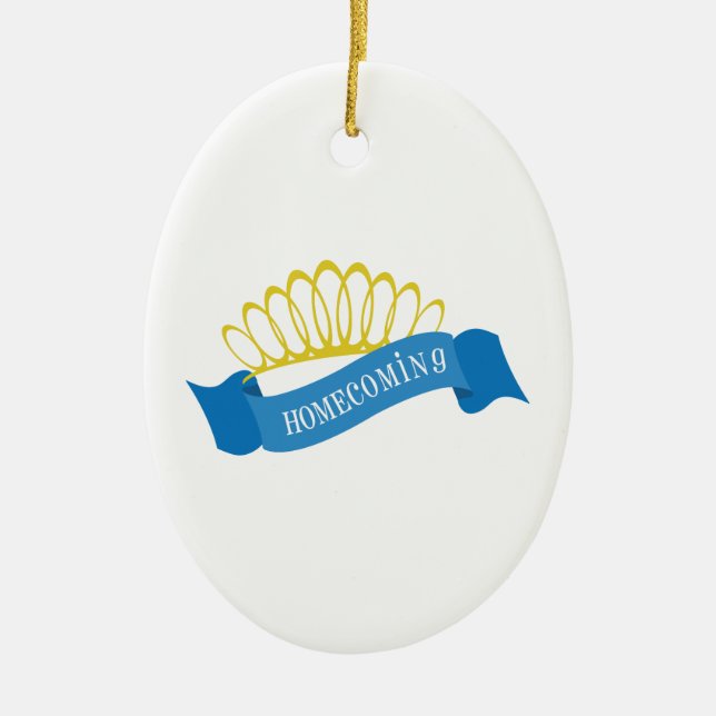 Homecoming Ceramic Tree Decoration (Front)