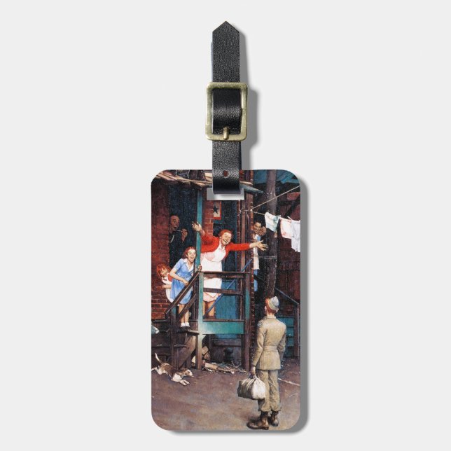 Homecoming G.I. Luggage Tag (Front Vertical)