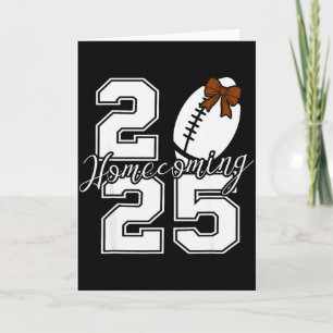 Homecoming Hoco 2025 School Team Spirit Reunion Fo Card