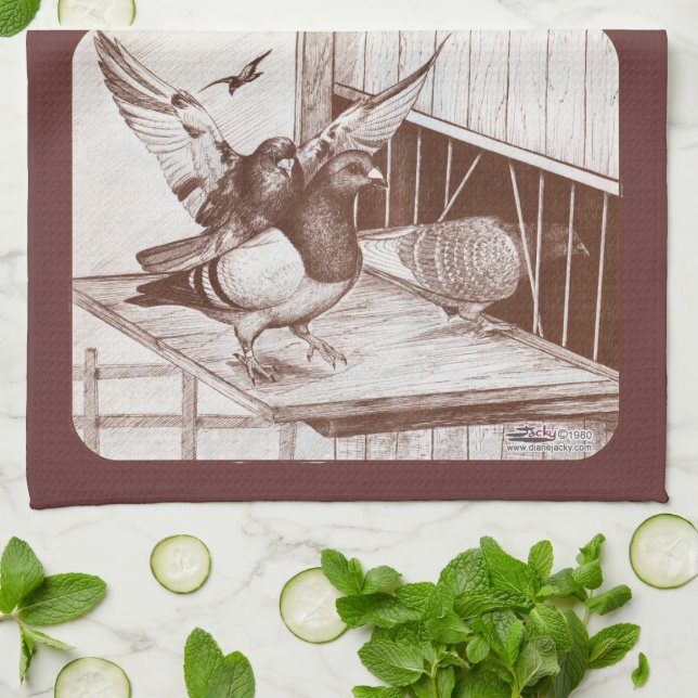 Homecoming Homers Tea Towel (Folded)