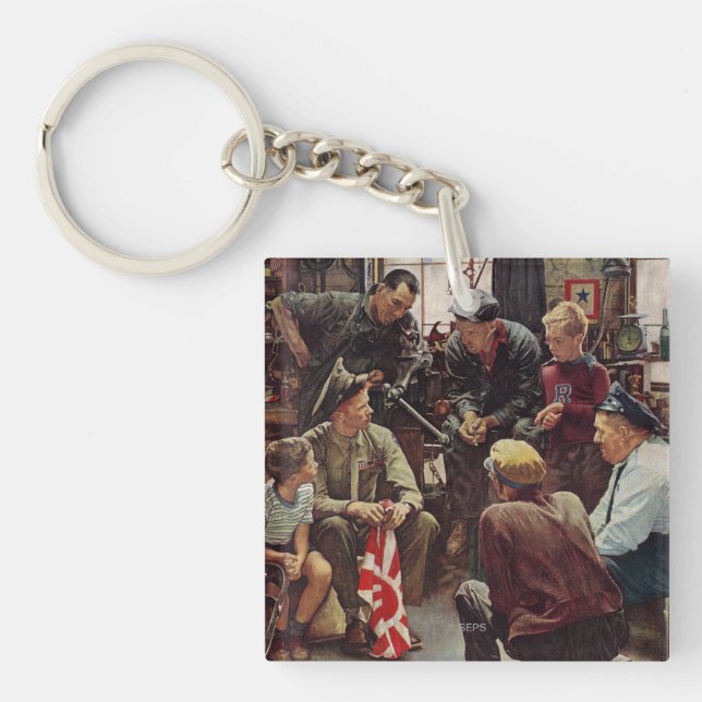 Homecoming Marine Key Ring (Front)