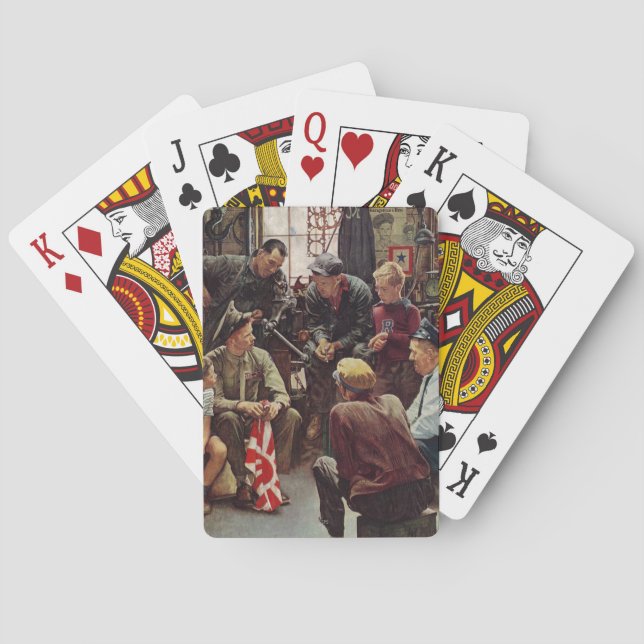 Homecoming Marine Playing Cards (Back)