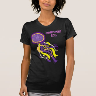 Homecoming Mum ladies T-shirt Purple and Gold
