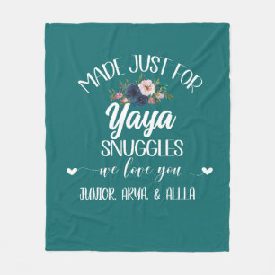 Homedeco Yaya Personalised Blanket Names Customise