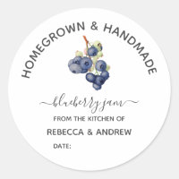 Homegrown & Handmade Blueberry Jam Vintage