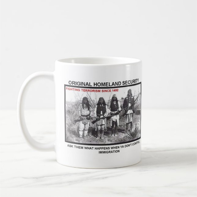 Homeland Security 1492 Coffee Mug (Left)