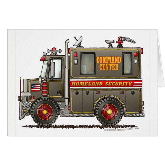 Homeland Security Command Truck (Front Horizontal)