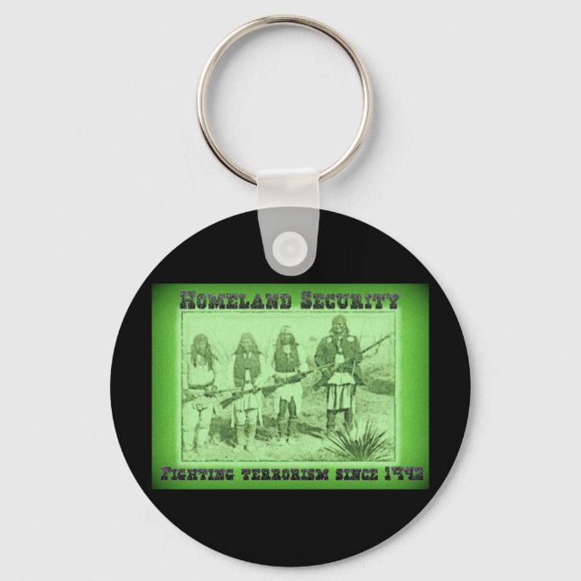 Homeland Security Fighting Terrorism Since 1492 Key Ring (Front)