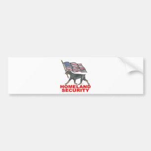 HOMELAND SECURITY HLSDP BUMPER STICKER