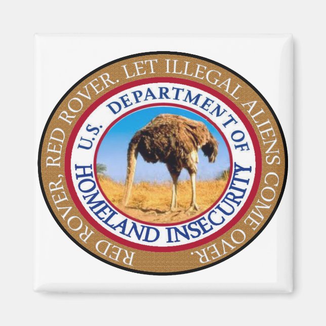 Homeland security magnet. magnet (Front)