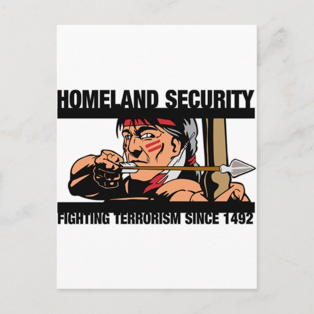 Homeland Security Postcard (Front)